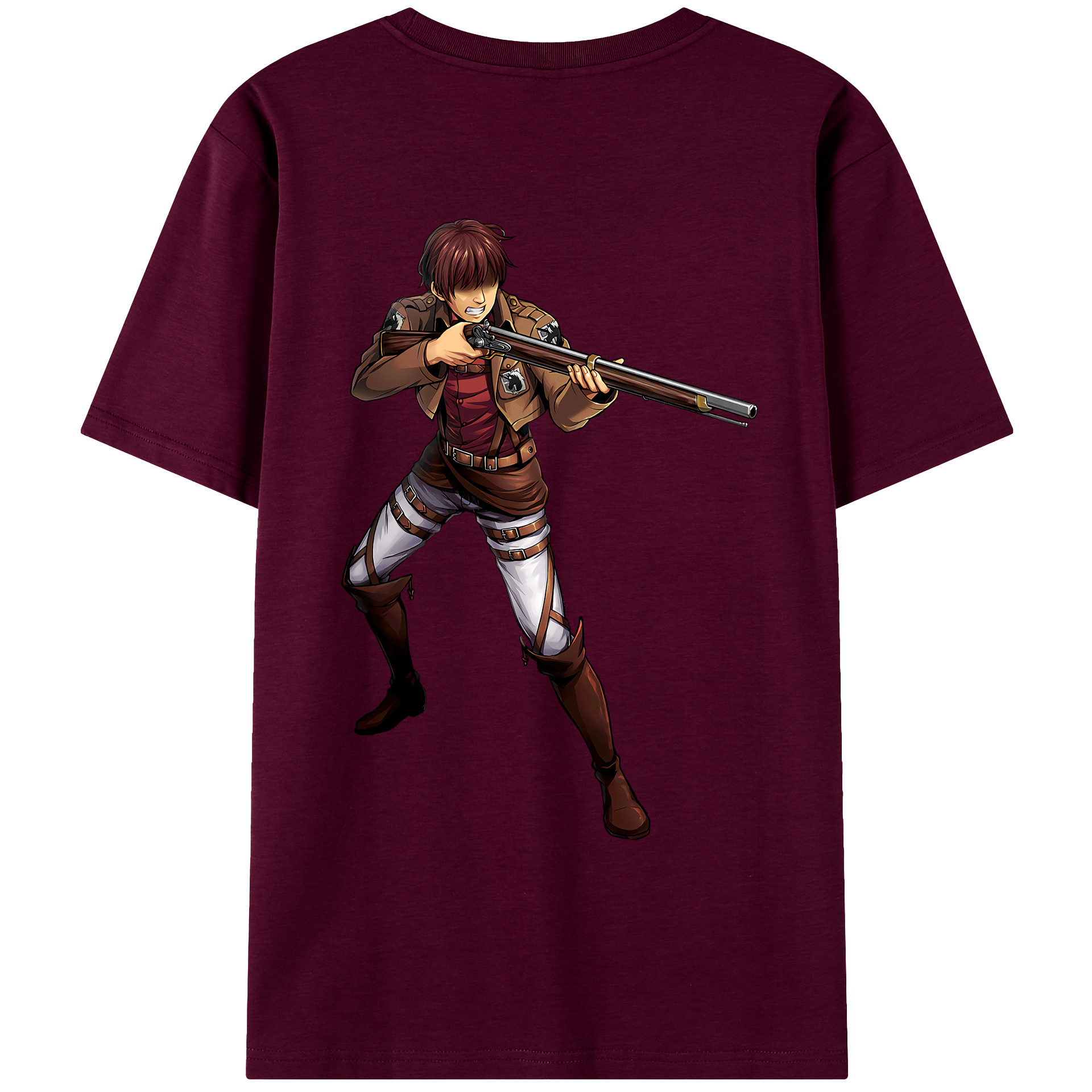 （画像用） 進撃の巨人 Attack on Titan レディース半袖Tシャツ(バックプリント)